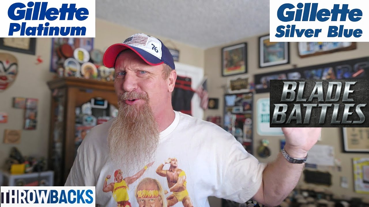 Which is smoother? Gillette Platinum VS Gillette Silver Blue. Blade Battles Episode 2