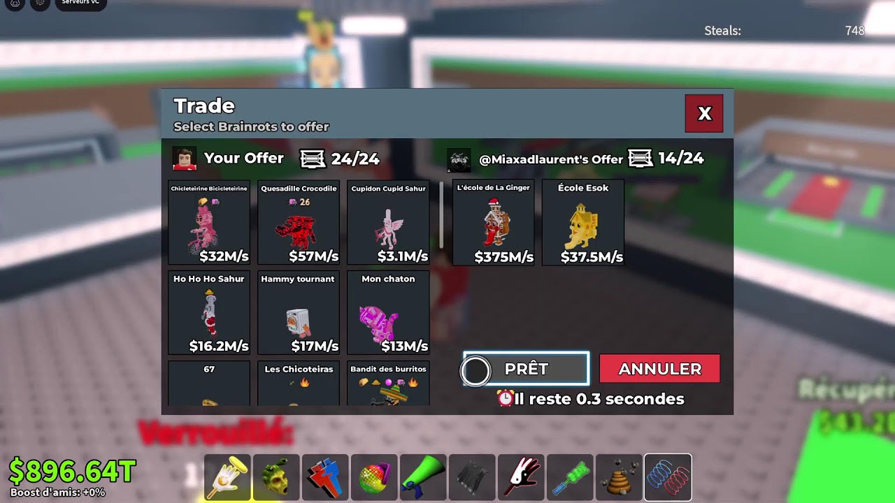 Je trade machine proposer vos offre