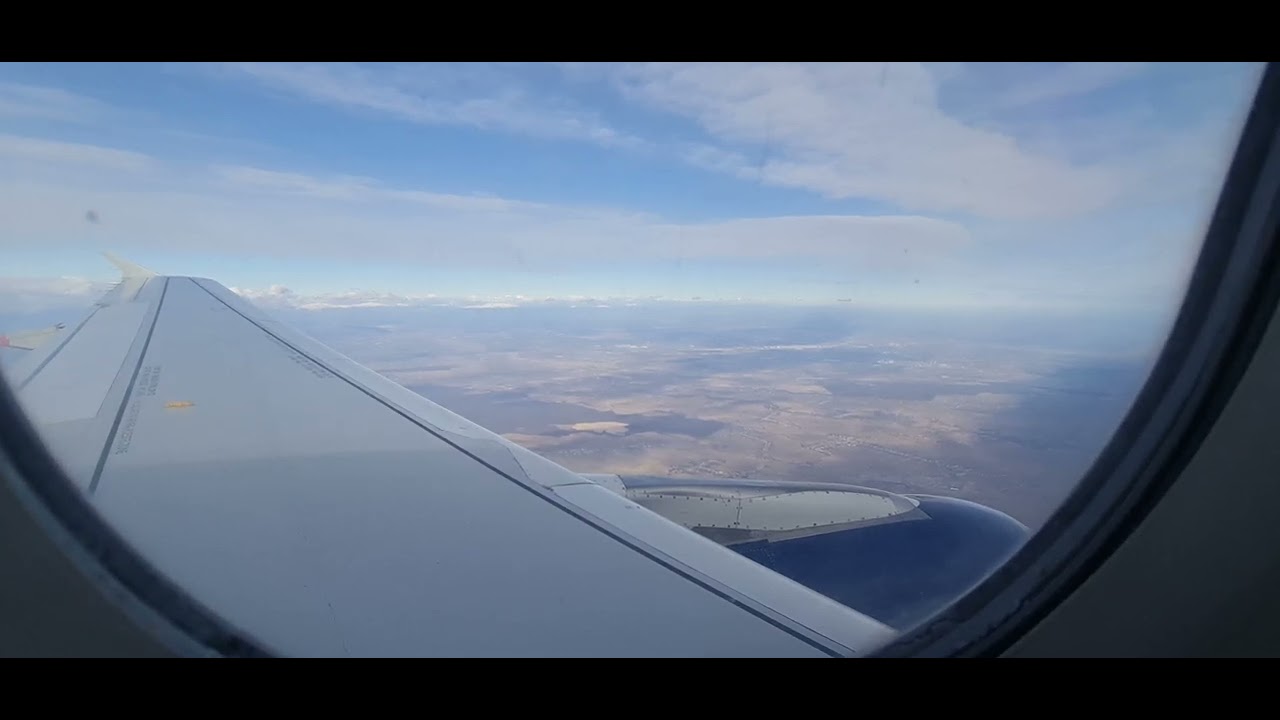 Tarom Airbus A318 landing at Bucharest(OTP) from Munich in January 2022