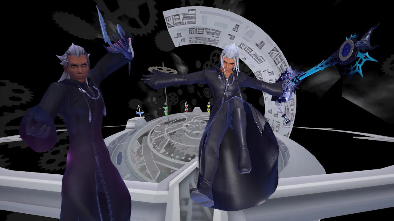 KH3 MODS: Ansem-Riku vs Young Xehanort. (No Damage) (Critical Mode)