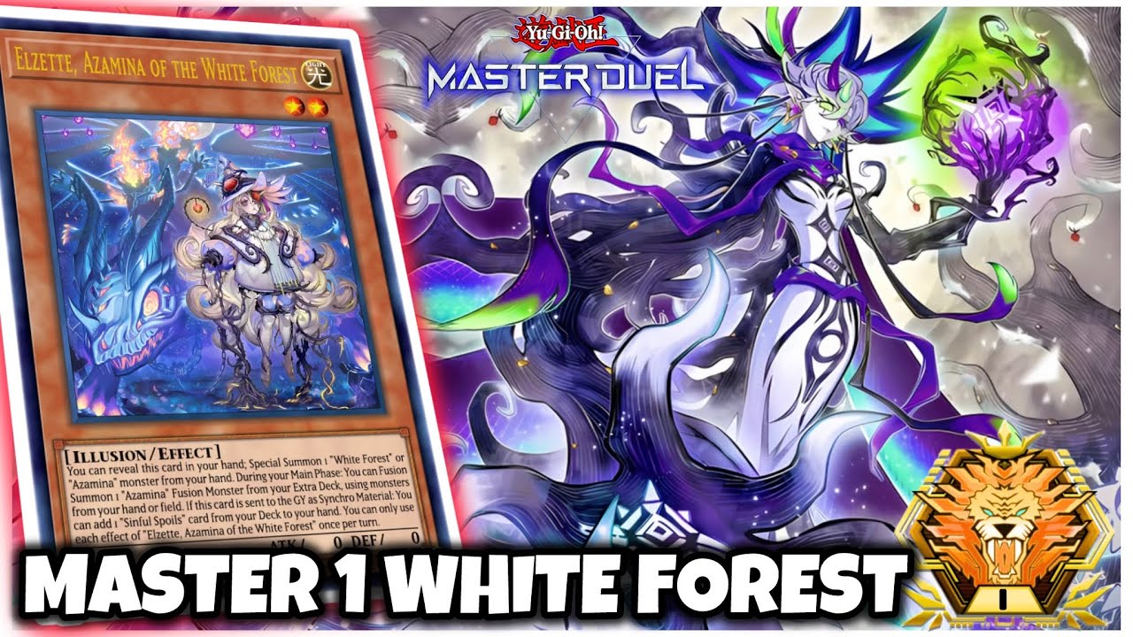 MASTER 1 WHITE FOREST DECK! EASY WINS & 8-0 WINSTREAK!