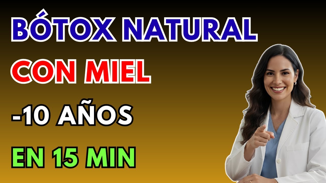 PIEL DE PORCELANA A LOS 60: MEZCLA MIEL CON ESTO Y BORRA ARRUGAS Y MANCHAS - DRA. ELENA