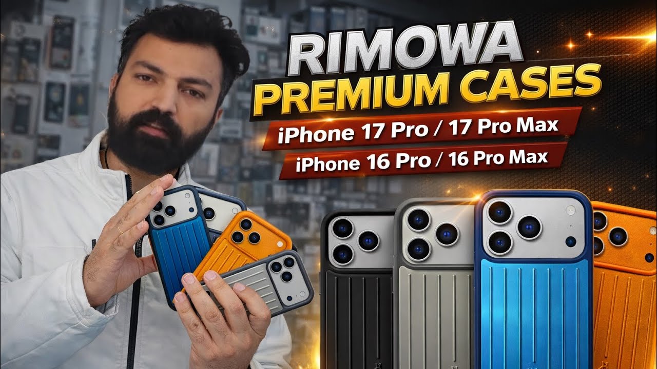 Rimowa Premium Cases in Suitcase Design For iPhone 16 Pro, 16 Pro Max, 17 Pro & 17 Pro Max