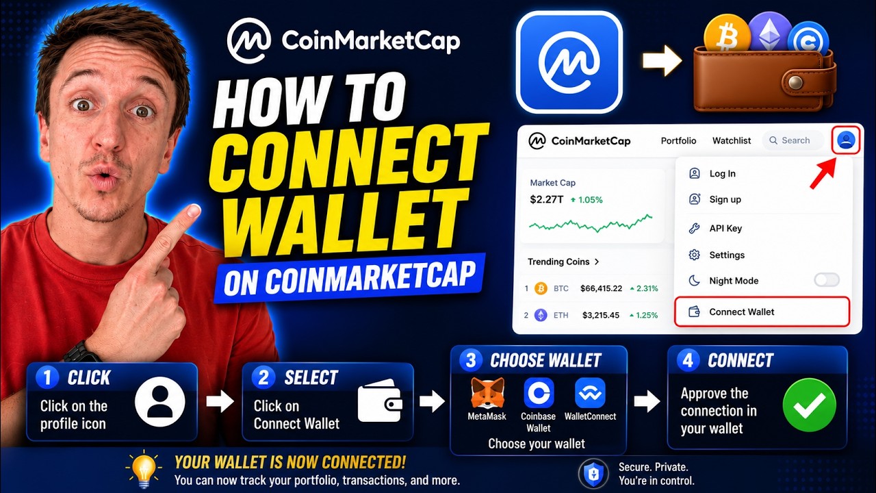 How To Connect Wallet With CoinMarketCap