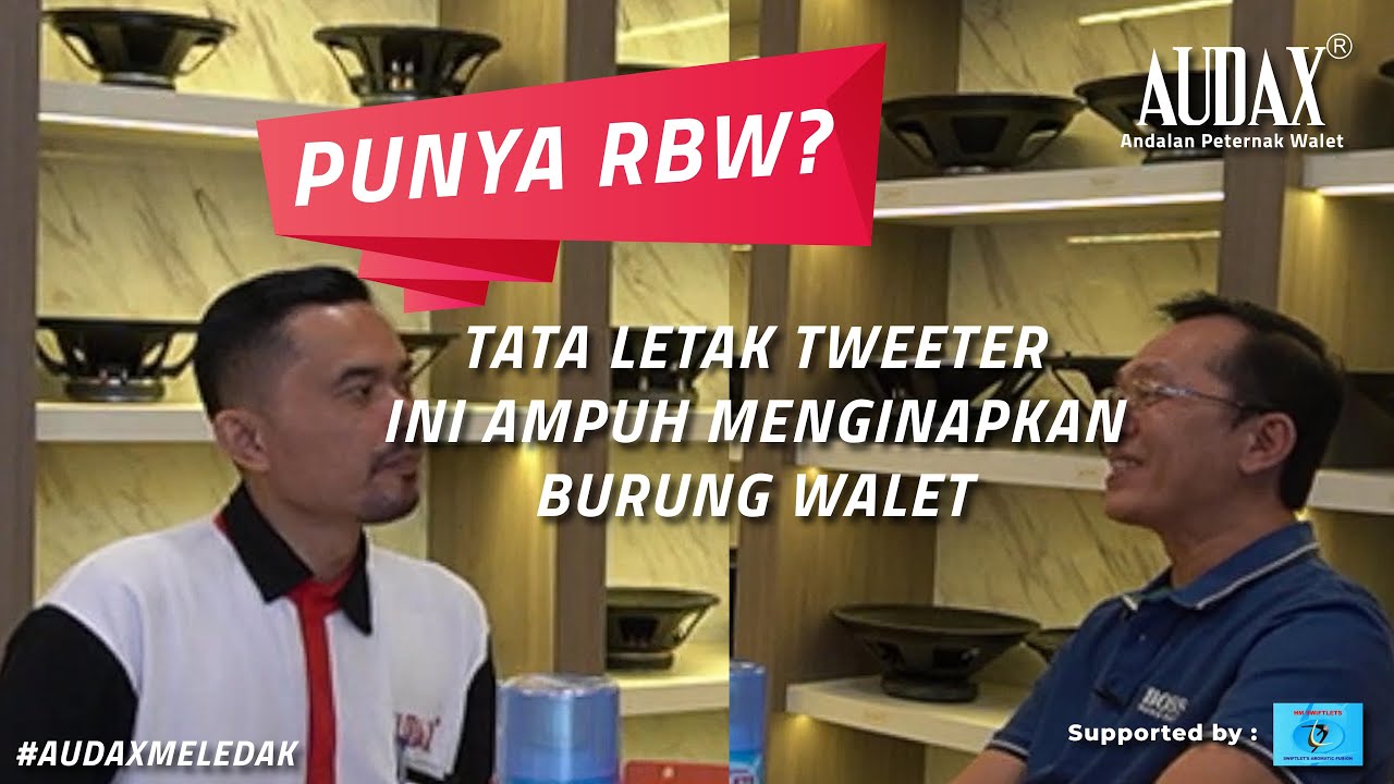 AudaxTalk Vol.1 - TATA LETAK TWEETER INI AMPUH MENGINAPKAN BURUNG WALET! | PEMENANG HADIAH KUIS 🎉
