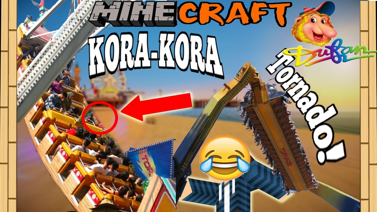 BUAT KORA-KORA DAN TORNADO DUFAN - Minecraft Funny Experiment #7 (Dunia Fantasi)