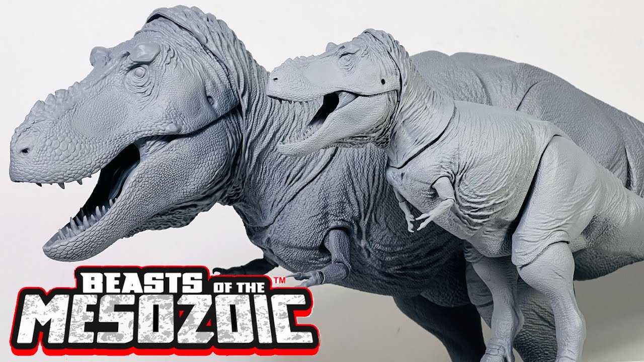 Beasts of the Mesozoic Grey Tyrannosaurus rex Review (1:35 & 1:18 Scale)!! Tyrannosaur Series Wave 1
