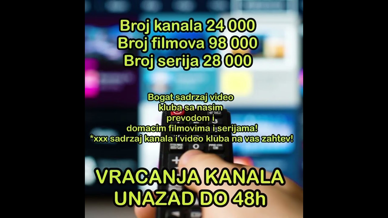 IPTV televizija!Kanali iz zemlje i sveta!IPTV Srbija!IPTV!IPTV exyu!KONTAKT +381659002300