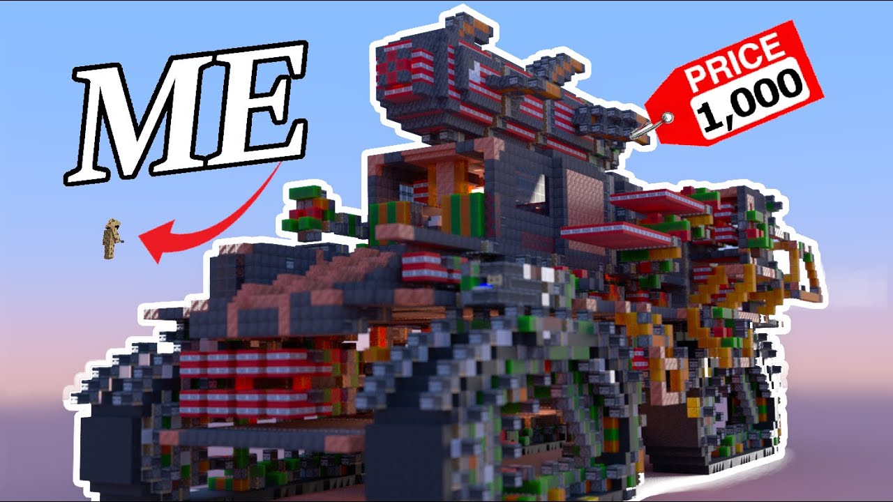 Minecraft's Most Expensive Tank!(+World Download)