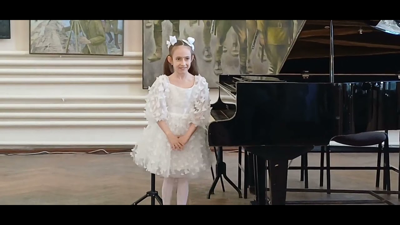 Отчетный концерт фортепианного отделения.Детской музыкальной школы имени А. ГАбузарова.