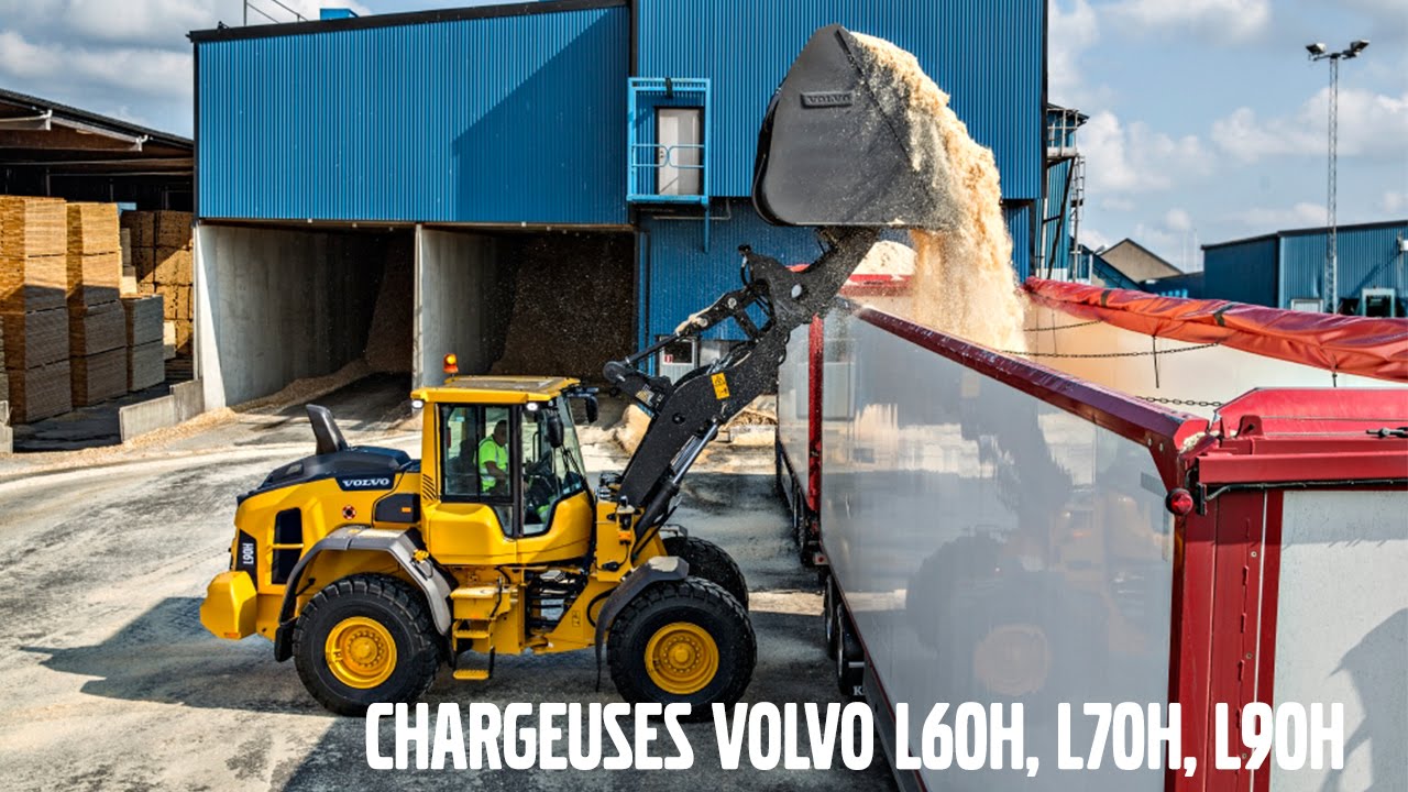 Nouvelles chargeuses Volvo L60H L70H L90H
