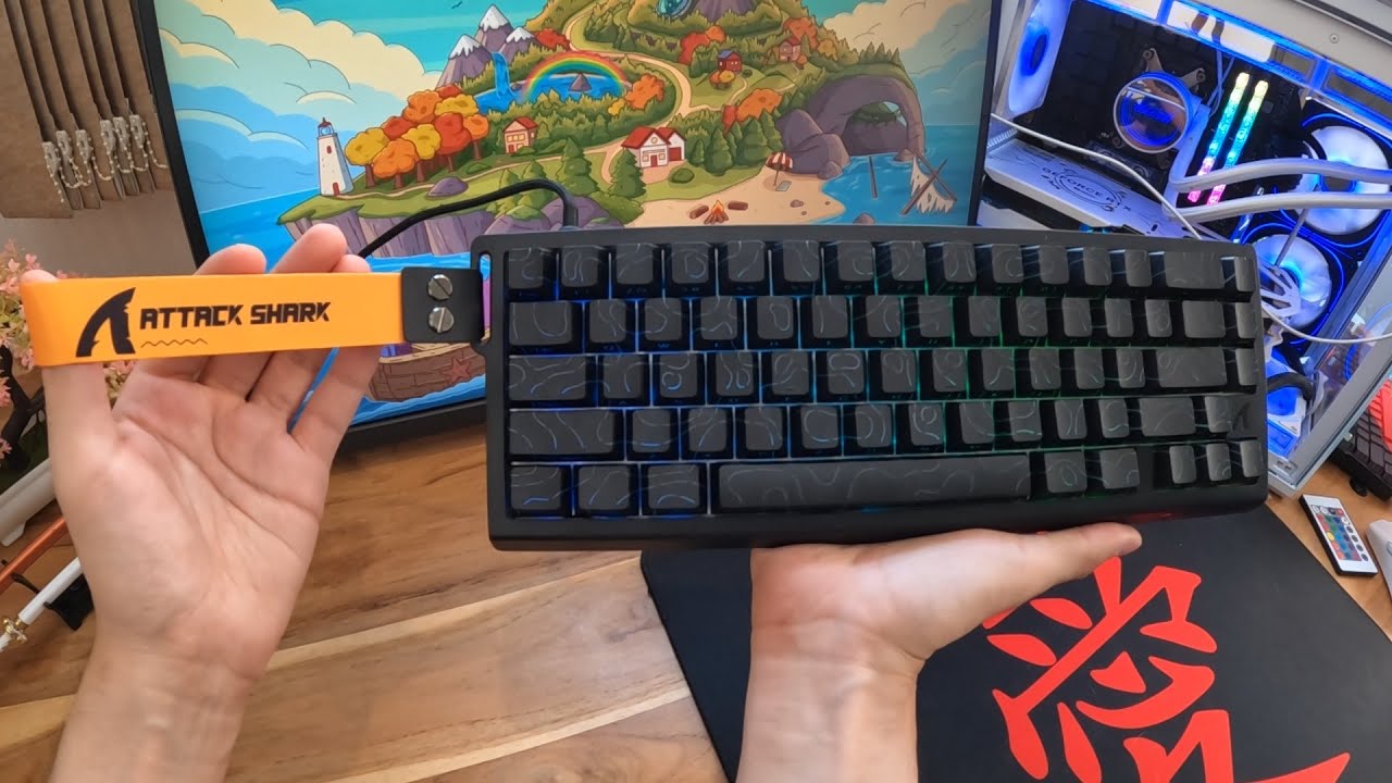 Teclado Magnético Bom e Barato Attack Shark x68 He - Surpreendeu Muito