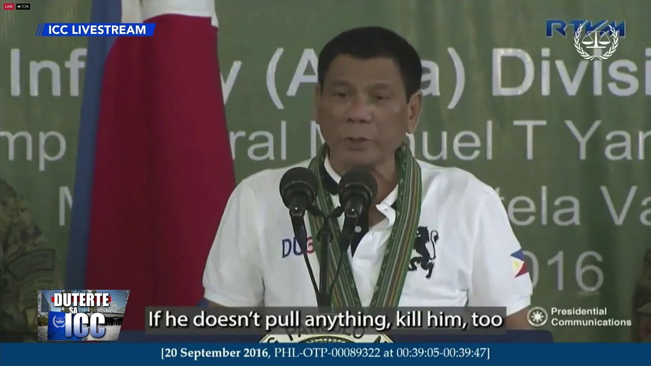 ''Pag hindi bumunot, patayin mo rin' -Tagauisig, pinakita ang pahayag ni FPRRD | GMA Integrated News