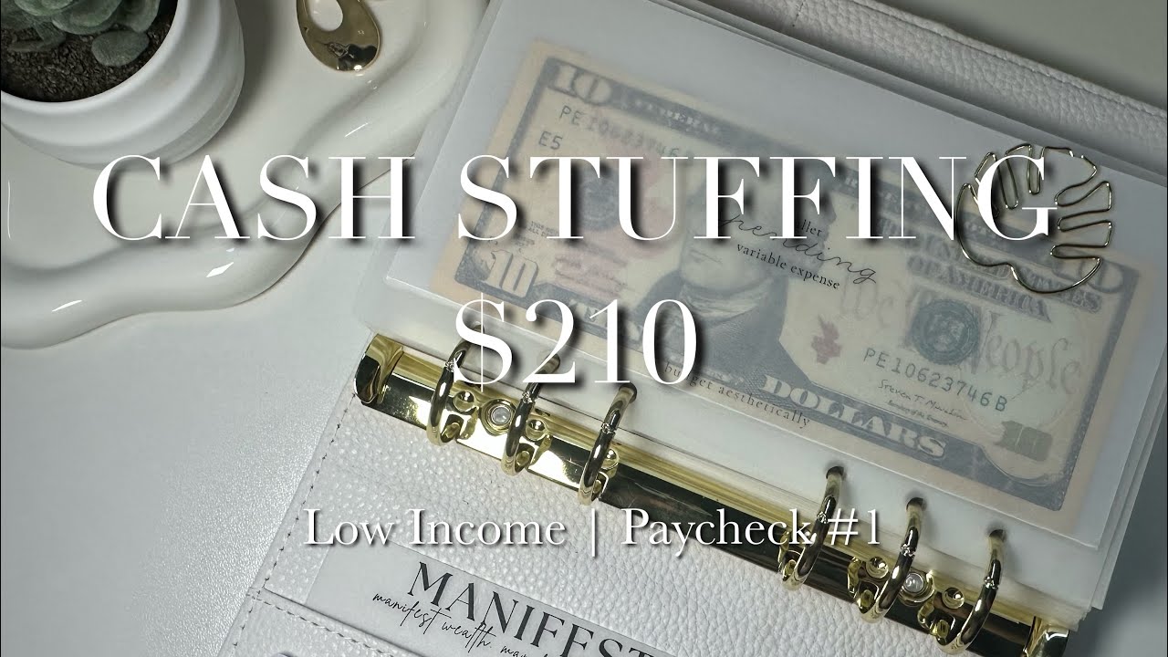 Low Income Cash Stuffing • $210 • December Paycheck 2