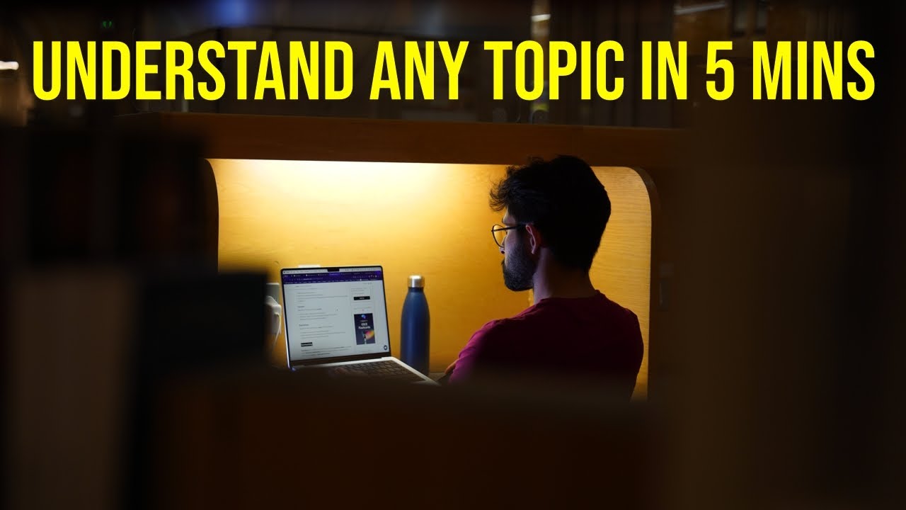 How to Understand Difficult Topics Instantly (from a Med Student)