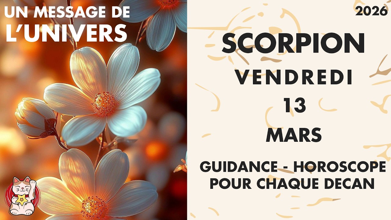 SCORPION VENDREDI 13 MARS Une parole pourrait rétablir quelque chose