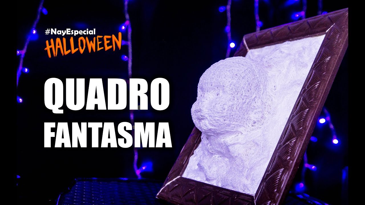 QUADRO FANTASMA 🎃 Decoração para Festa | Especial Halloween #01