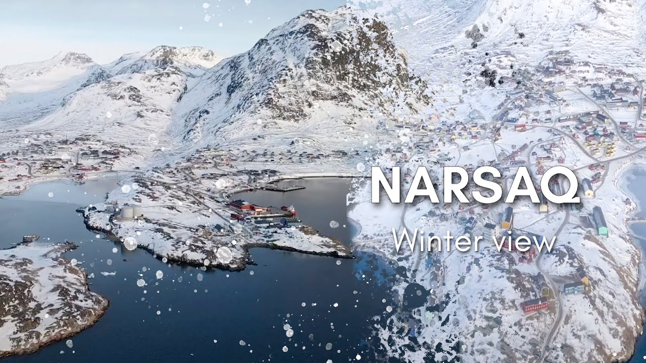 Narsaq winter view