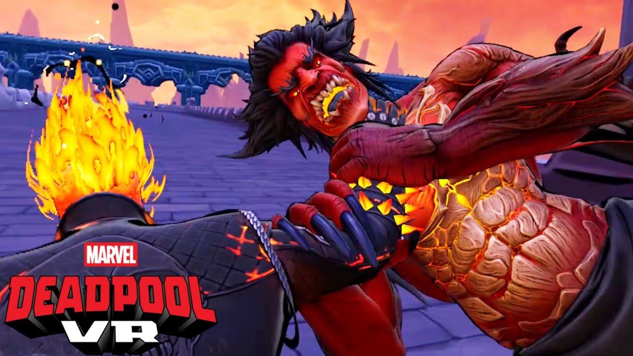 DEADPOOL VR - Ghost Rider & DP Tag-Team Mephisto | Boss Fight