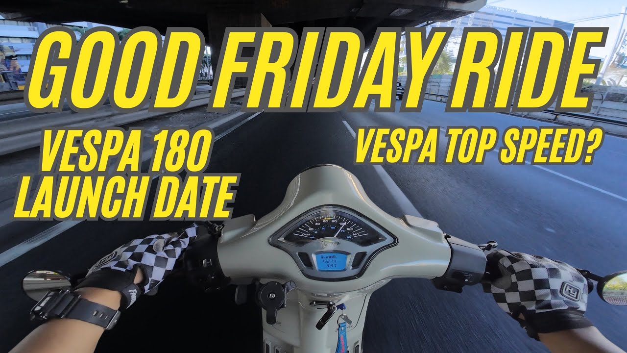 Vespa Primavera 150 Top Speed | Good Friday Ride | Vespa 180 launch date.