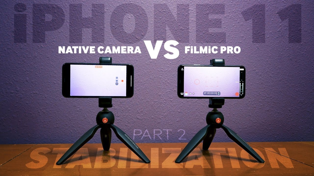 iPhone 11 Native Camera vs FiLMiC Pro | STABILIZATION