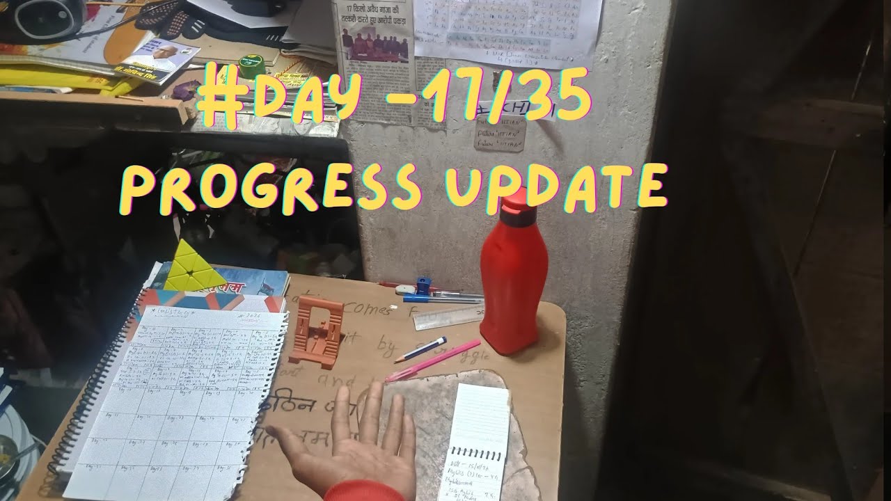 Day-17 progress update jee 2027 aspirant class 11th Backlogs||  documenting JEE journey 
