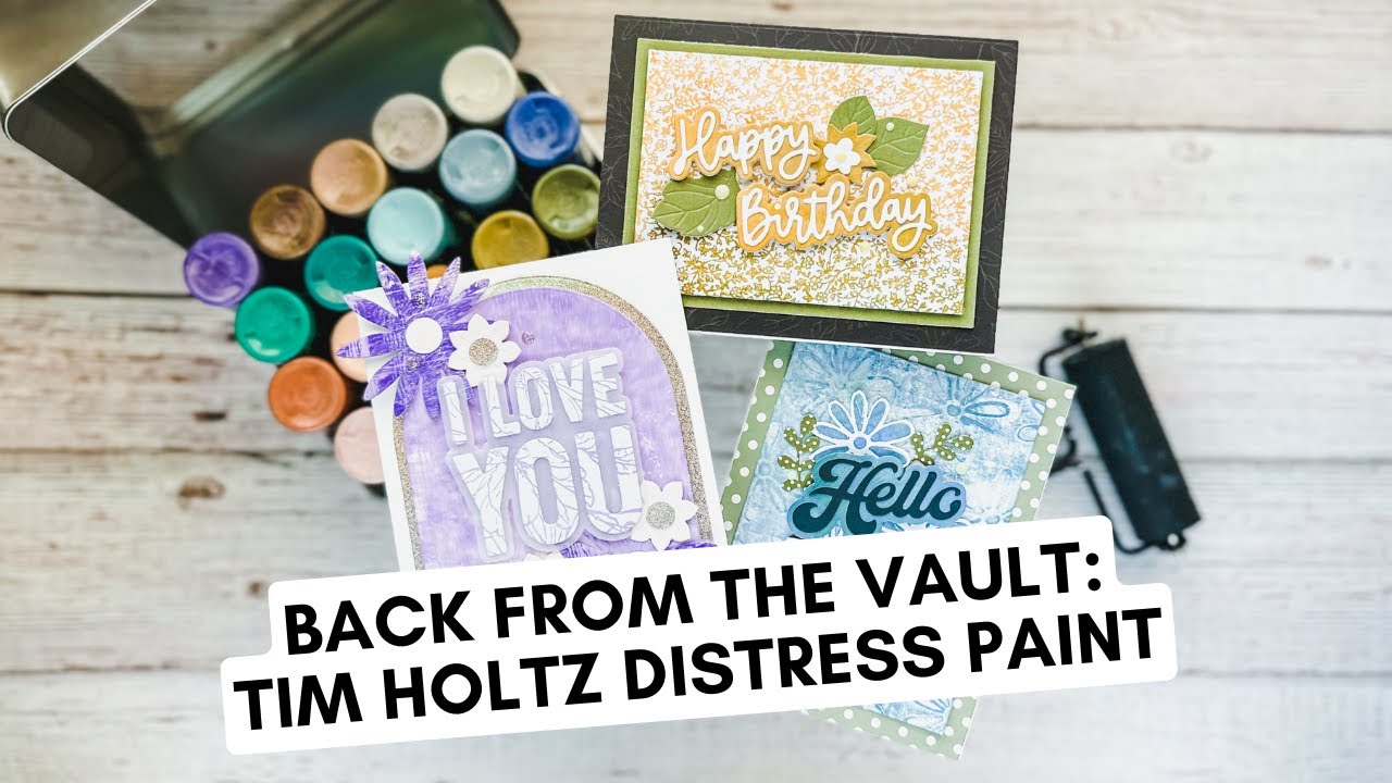 Back from the Ranger Ink/Tim Holtz Vault [Distress Paints!]