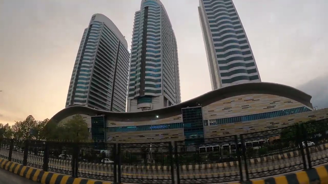 Drive Through Jinnah Avenue Islamabad