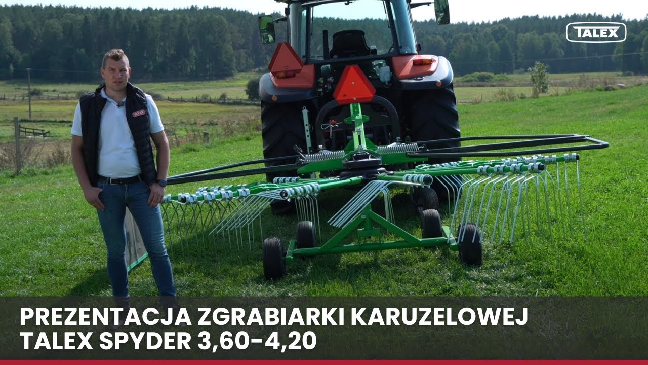 TALEX ZGRABIARKA KARUZELOWA SPYDER 3,60-4,20