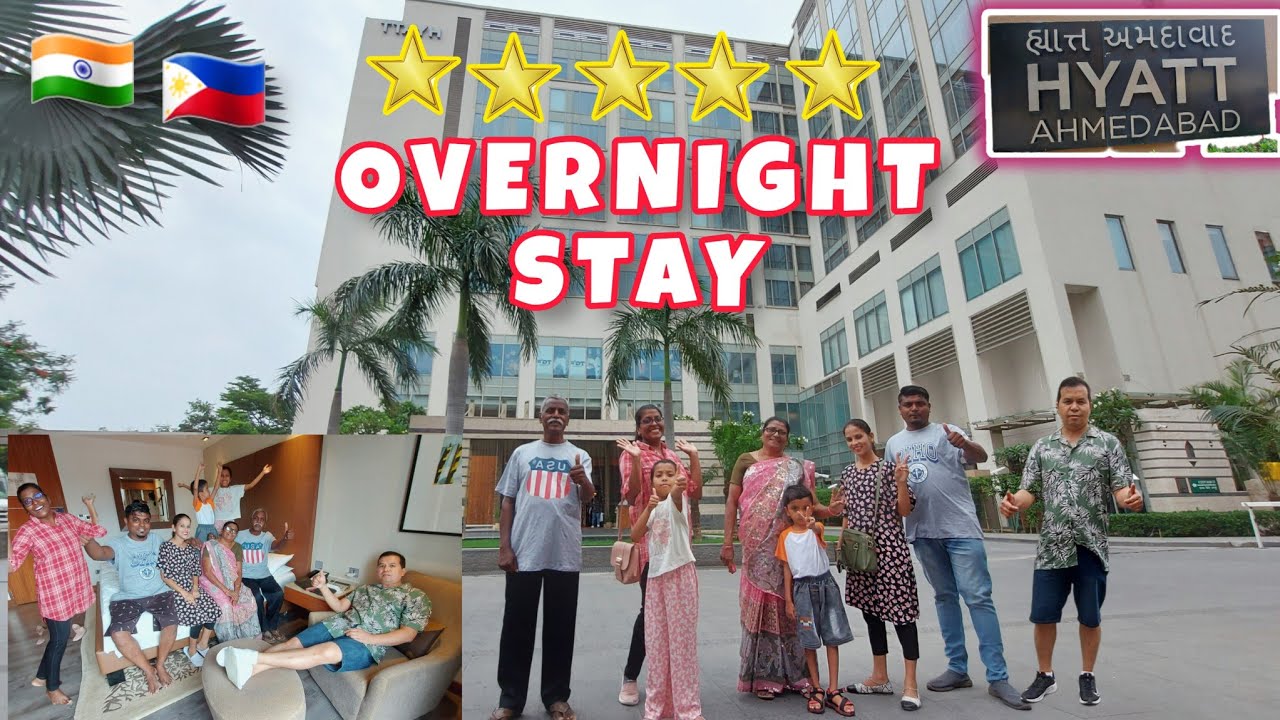 My INDIAN FAMILY couldn't believe they are in 5 STARS HOTEL | Hyatt Hotel Ahmedabad India