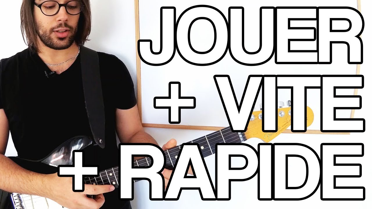 🎸 LE SECRET POUR JOUER VITE À LA GUITARE (+ DE RAPIDITÉ)