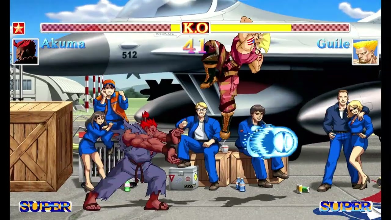 Ultra Street Fighter II(Switch)-Akuma vs Guile IV 