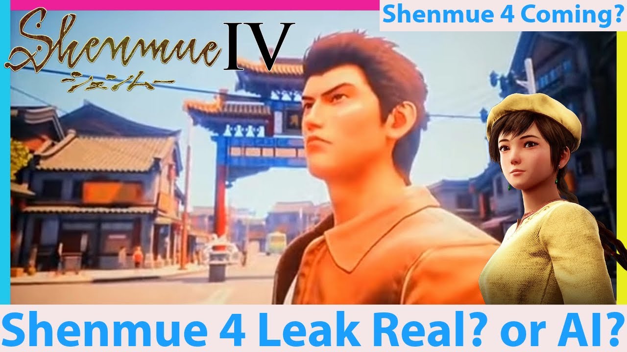 Shenmue 4 Trailer Leaks! But is it Legit? Let's See (I Enhanced the Footage)