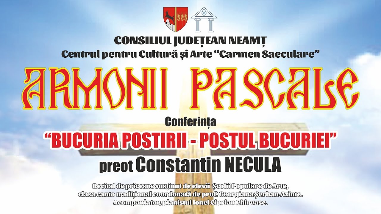 Pr. Constantin NECULA - Conferința „Bucuria postirii – Postul bucuriei”