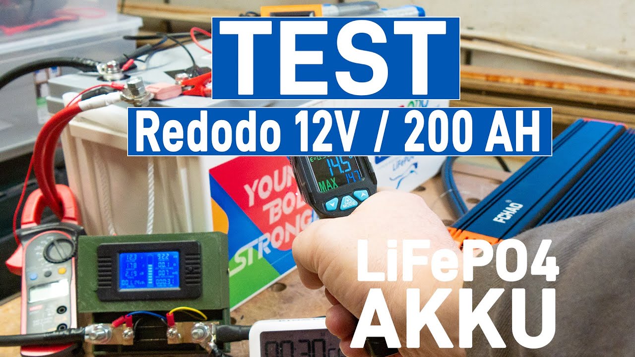 Test Redodo Akku  und flottes LiFePO4 Ladegerät - #Tueftler DIY