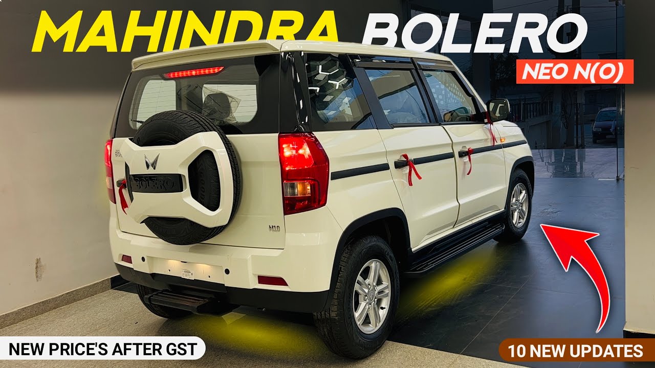 Mahindra Bolero Neo N10 (0) 2026 New Updated Model GST Price Features Mileage All Details 