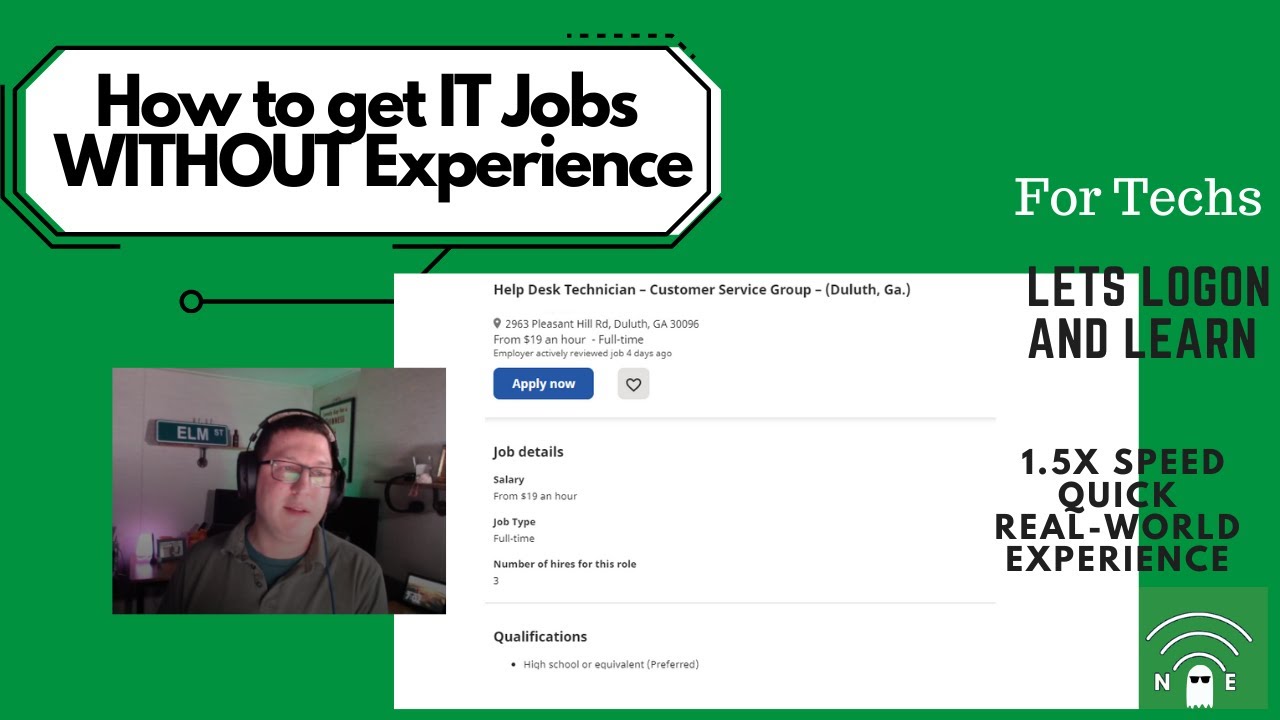 How to get an IT job WITHOUT Experience
