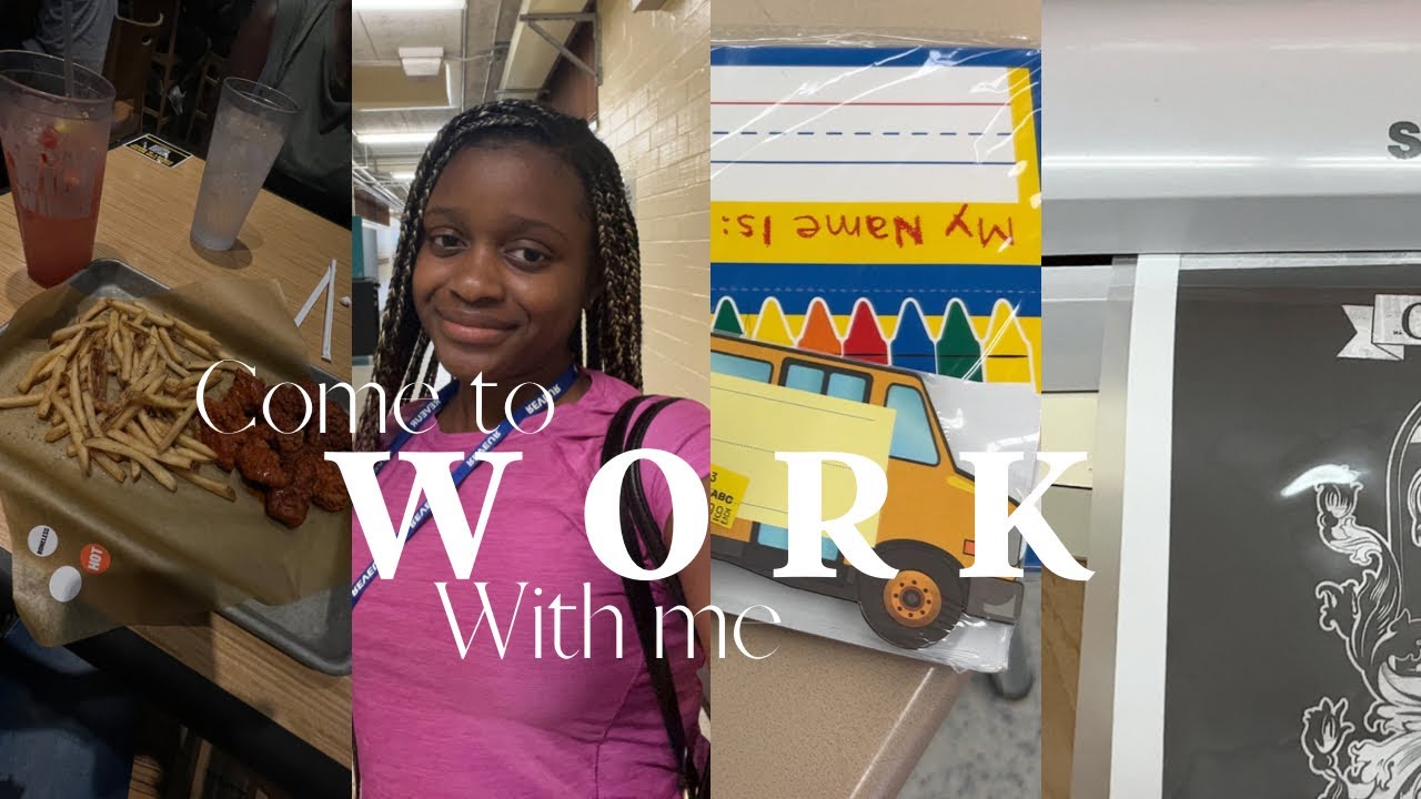 COME TO WORK WITH ME | DAY IN THE LIFE OF A PARAPROFESSIONAL (TEACHER'S ASSISTANT)