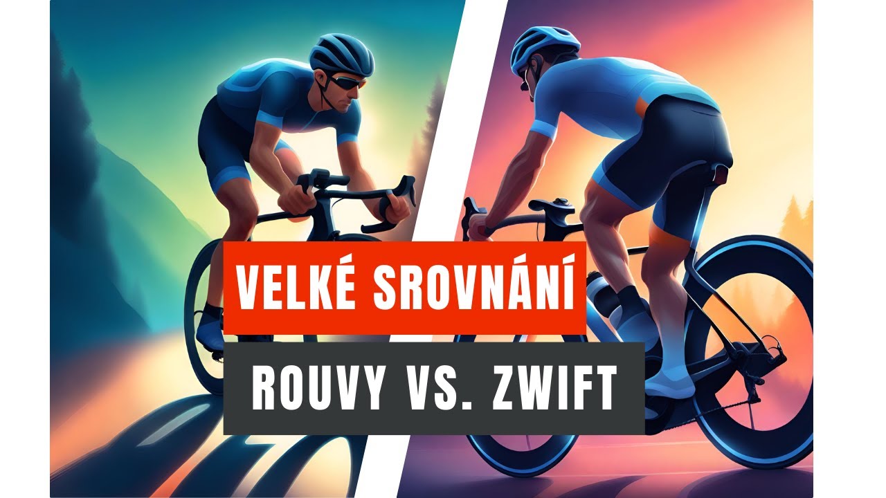 ROUVY vs ZWIFT - velké srovnání tréninkových aplikací - Honzův Cyklovlog #rouvy #zwift #garmin