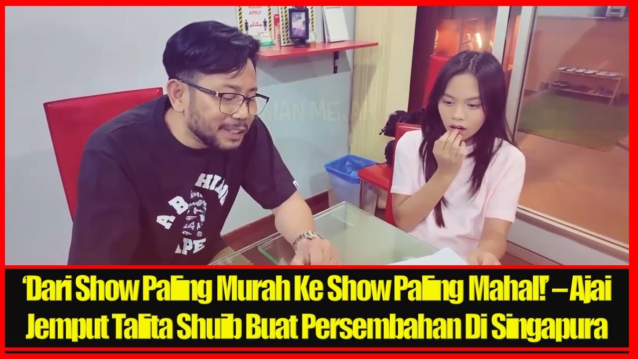 ‘Dari Show Paling Murah Ke Show Paling Mahal!’ – Ajai Jemput Talita Shuib Buat Persembahan Di Singap