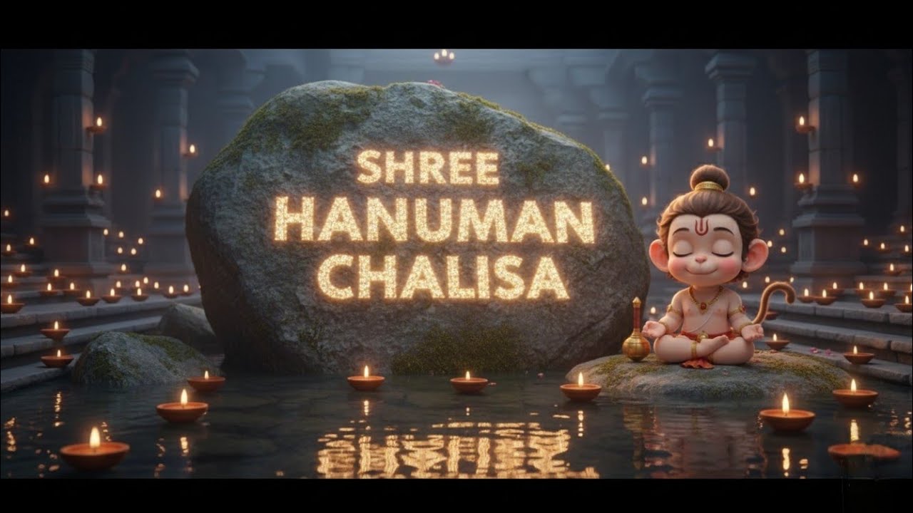 |श्री हनुमान चालीसा |Hanuman Chalisa |Little Hanuman Version| Bal Hanuman Devotional #hanumanchalisa