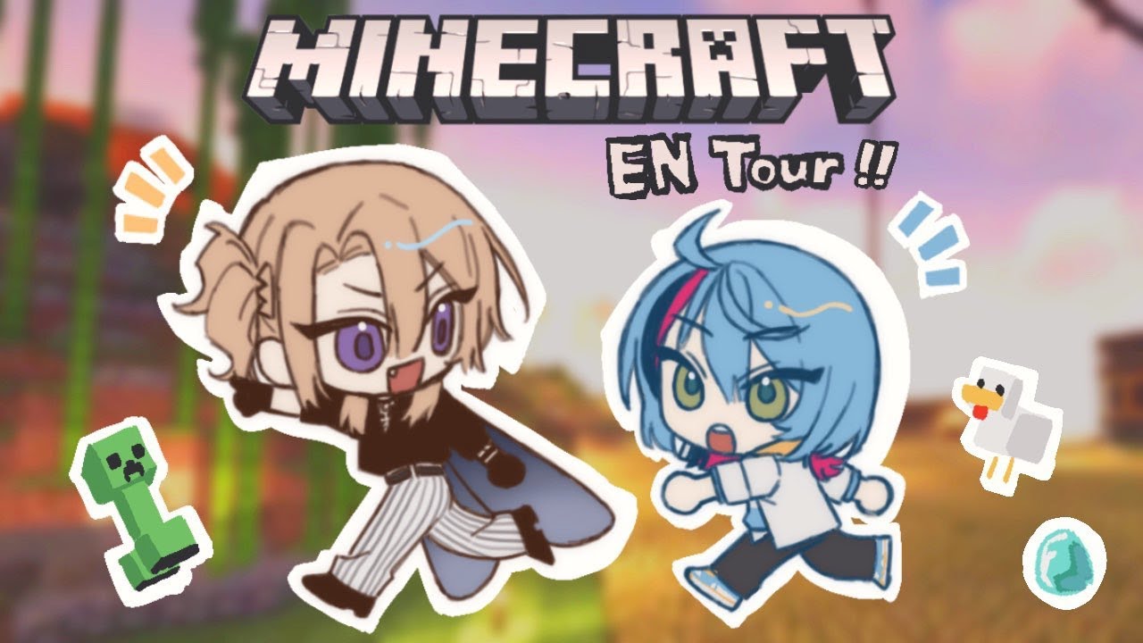 Luca's Tour of the EN Minecraft Server!【NIJISANJI EN | Kyo Kaneko】