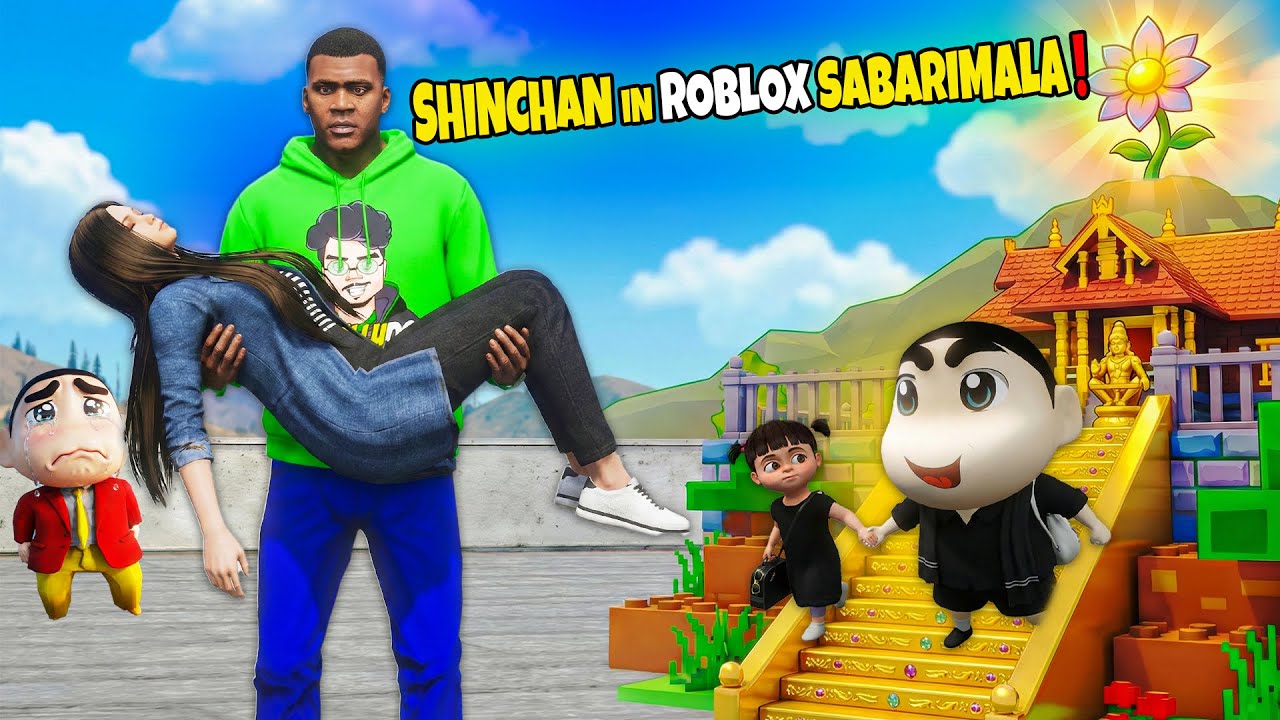 Shinchan Goes to Roblox Sabarimala to Save Shiranui! 😭🙏 | GTA 5 Malayalam