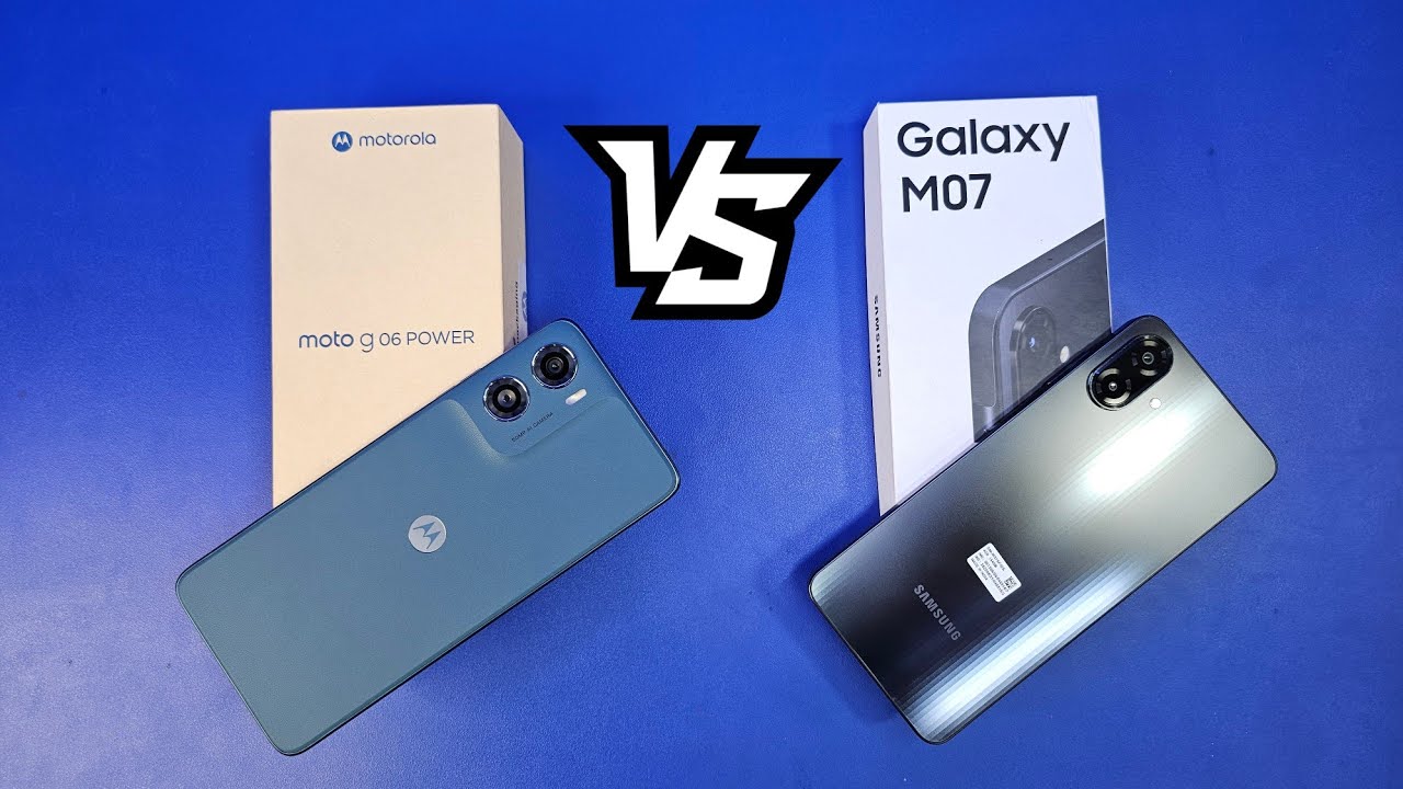 Moto G06 Power Vs Samsung Galaxy M07 Unboxing & Comparison
