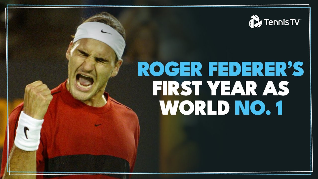 Roger Federer's FIRST Year As World No. 1 | Best Shots & Moments From 2004