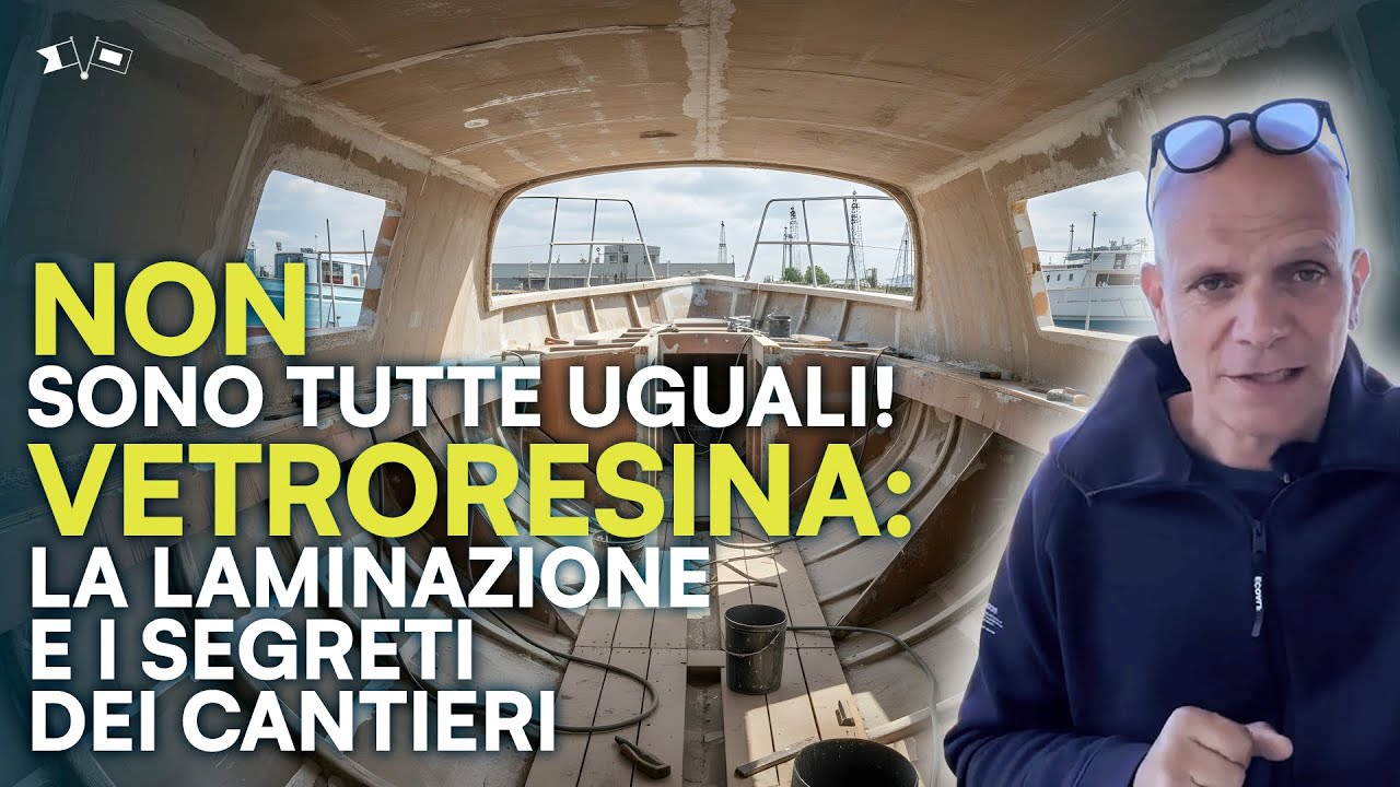 Come si costruisce una barca in VETRORESINA? 🤨 Tutto sulla LAMINAZIONE 🚤