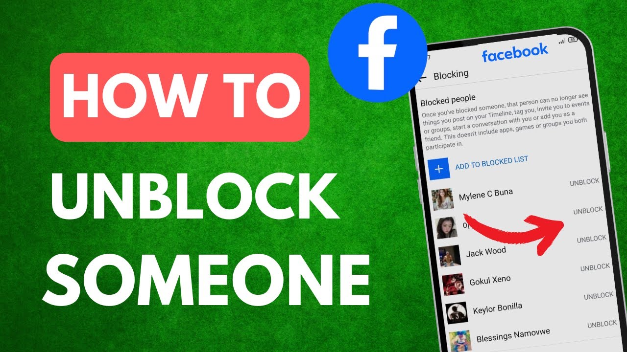 How To Unblock People On Facebook - Full Guide 2025