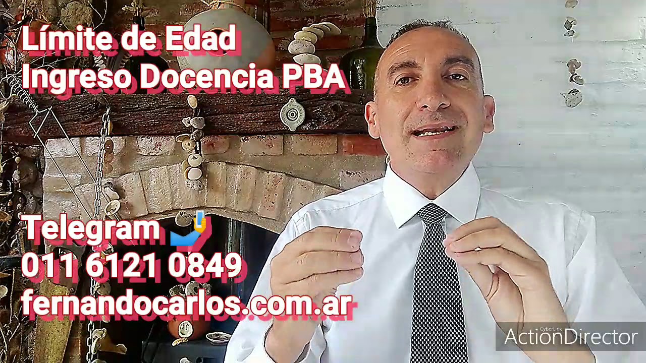 Límite Edad Ingreso Docencia PBA