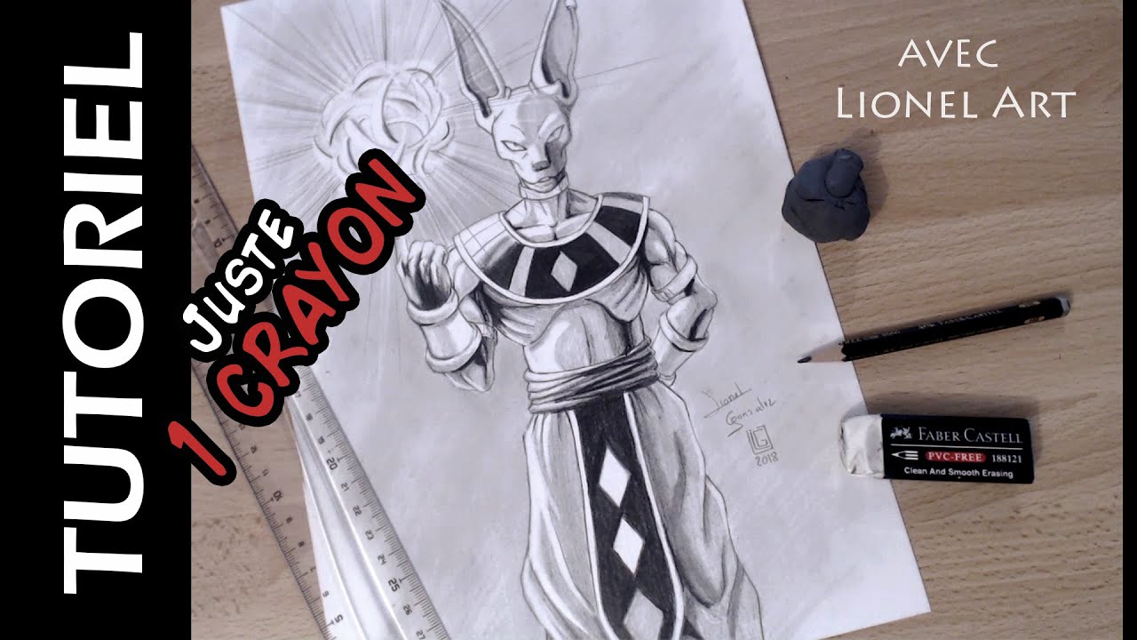 Comment Dessiner Beerus - avec 1 crayon HB