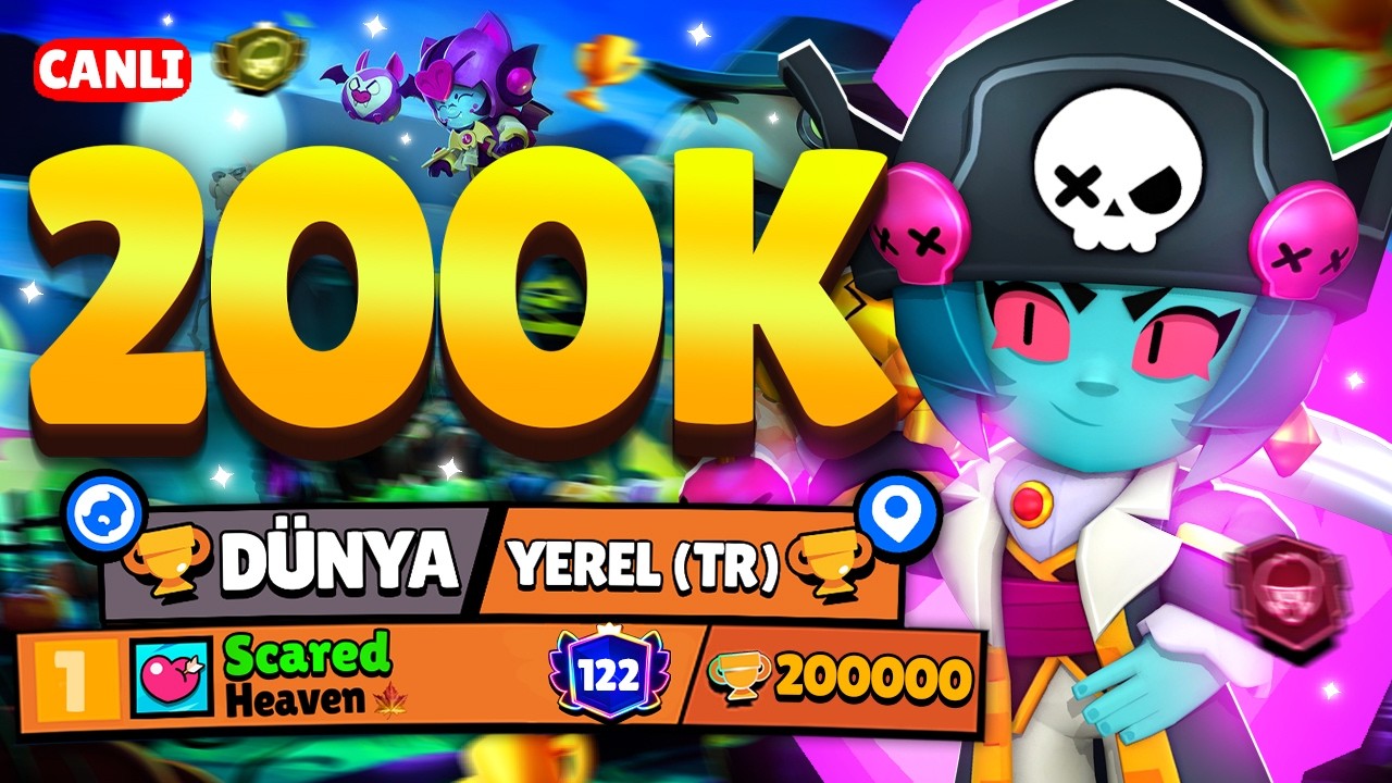 🔴200.000 KUPAYA KASIYORUM🔥 - Brawl Stars Canlı Yayın